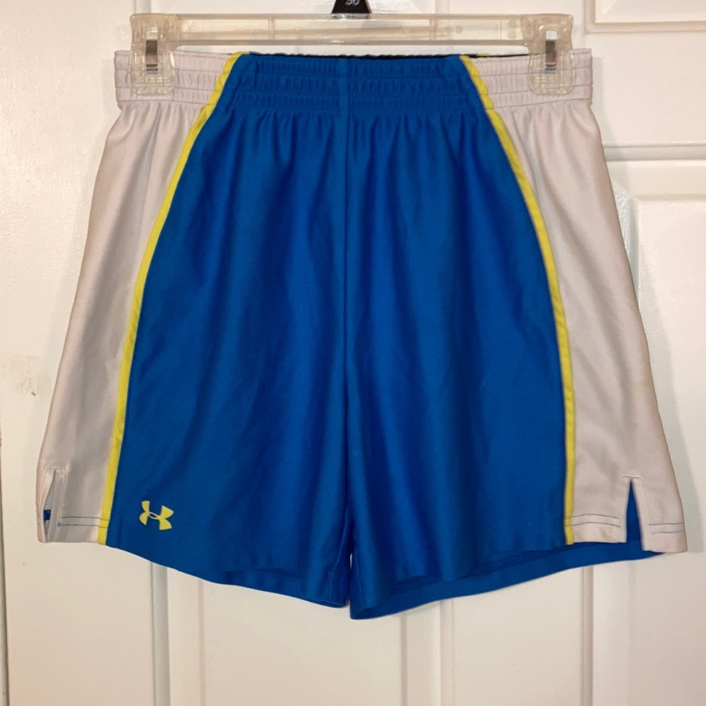 Under Armour blue running shorts